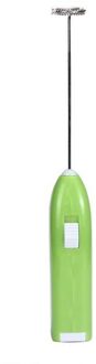Drankjes Melkopschuimer Foamer Whisk Mixer Stirrer Eiklopper Abs Plastic Roestvrij Staal En Mode groen