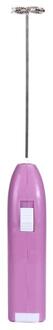 Drankjes Melkopschuimer Foamer Whisk Mixer Stirrer Eiklopper Abs Plastic Roestvrij Staal En Mode paars