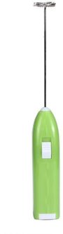 Drankjes Melkopschuimer Foamer Whisk Mixer Stirrer Eiklopper Elektrische Mini Handvat Koken Gereedschap Nieuw groen