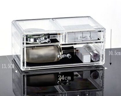 Drawer Make Organizer Cosmetica Opbergdoos Organizador Maquillaje Transparante Plastic Doos Lipstick Sieraden Display Stand