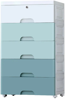 Drawer-type Receipt Cabinet Children's Wardrobe Storage Cabinet Baby Toy Tidy Box Baby Five-bucket Cabinet