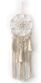 Dream Catcher Macrame Tapijt Muur Opknoping Handgemaakte Katoen Weven Woonkamer Slaapkamer Ornamenten B & B Decoratie Boho Deco