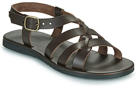 Dream in Green Platte sandalen Dream in Green QUESELLI" Bruin - 39,40,41,42,43,44,45,46