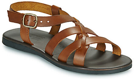 Dream in Green Platte sandalen Dream in Green QUESELLI" Bruin - 39,40,41,42,43,44,45,46