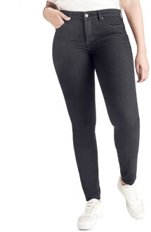 Dream mid waist skinny jeans Zwart - W36/L32