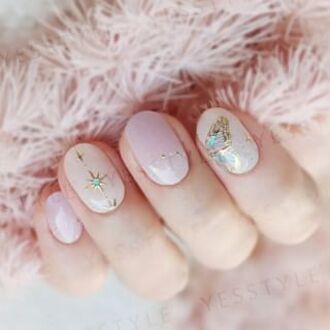 Dream Nebula Nails Art Stickers 24 pcs