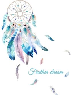 Dreamcatcher Muurstickers Voor Slaapkamer Meisjes Woonkamer Verwijderbare Muurstickers Vinyl Sticker Diy Muurschilderingen Poster Home Decor