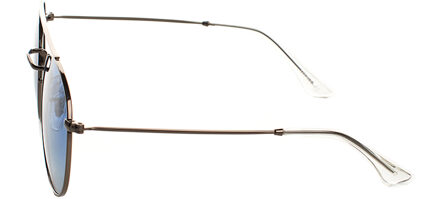 DREAMCATCHER Unisex Ronde Gepolariseerde Zonnebril UV 400 Bescherming Zwart - One Size