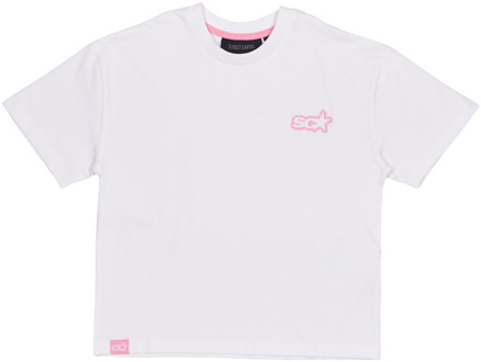 Dreamer T-shirts Kinder - Wit - Maat 140 - 152 CM - Katoen Jersey White