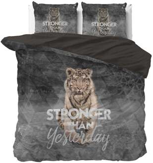 Dreamhouse Bedding Dekbedovertrek Stronger Grey-140x200/220 Grijs