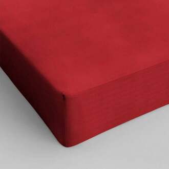 Dreamhouse Bedding Dreamhouse Hoeslaken 100% Katoen - 80x200 - Eenpersoons - Rood