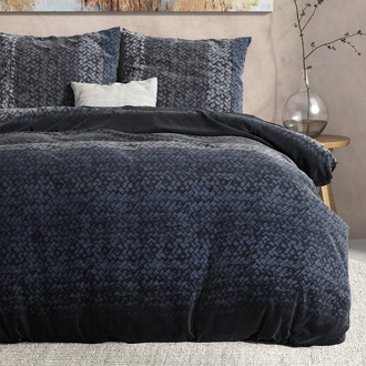 Dreamhouse Bedding Flanel Dekbedovertrek Gradient Blue-200x200/220 Blauw