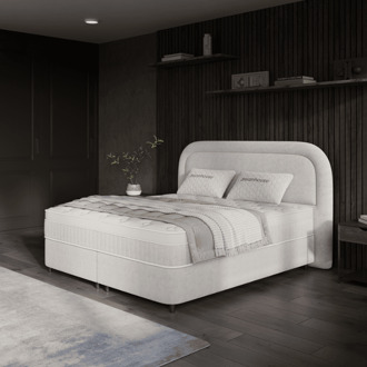 Dreamhouse Boxspring Met Opbergruimte - Essence - Off-White - Dekbed-Discounter.nl
