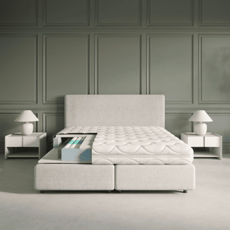 Dreamhouse Matras Luxury Line - Pocketvering & Hybrid Koudschuim - Tencel - 120x200cm Met Pocketvering & Hybride Koudschuim Kern - Van Dreamhouse - Comfort: - Dekbed-Discounter.nl - 120 x 200 cm