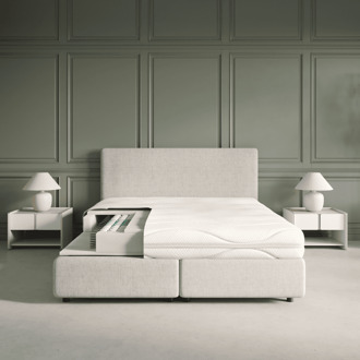 Dreamhouse Matras Luxury Line - Pocketvering & NASA Traagschuim - Bamboe - 140x200cm Met Pocketvering & NASA Traagschuim Kern - Van Dreamhouse - Comfort: - Dekbed-Discounter.nl