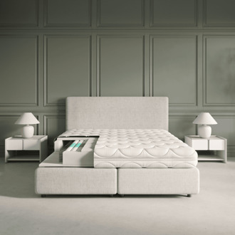 Dreamhouse Matras Luxury Line - Pocketvering & NASA Traagschuim - Tencel - 180x200cm Met Pocketvering & NASA Traagschuim Kern - Van Dreamhouse - Comfort: - Dekbed-Discounter.nl - 180 x 200 cm