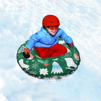 Dreef Slee Board Met Handvat Winter Skiën Kerst Speelgoed Snowboarden Opblaasbare Verdikte Grootte Cirkel Sleds Sneeuw Buizen Ring