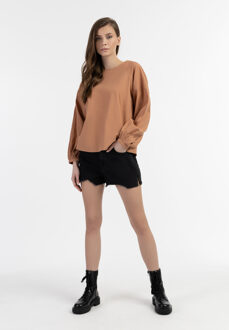 dreimaster Blouse Dames lichte roest
