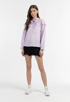 dreimaster Blouse Dames lichtpaars Lila