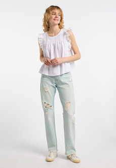 dreimaster Blouse Dames wit - XS