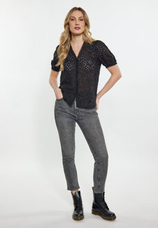 dreimaster Blouse Dames zwart - S