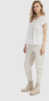 dreimaster Blouse shirt Dames wolwit - maat Gebroken wit