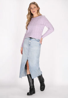 dreimaster Jumper Dames lavendel melange Lila