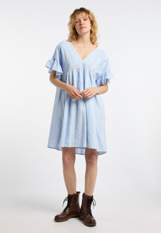 dreimaster Jurk Dames lichtblauw