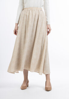 dreimaster Maxi rok Dames Beige