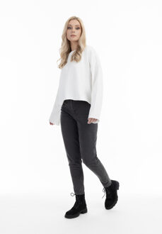 dreimaster Oversized sweatshirt Dames wolwit - maat Gebroken wit