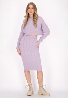 dreimaster Rock Dames lavendel melange - maat Violet