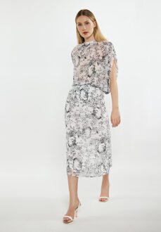 dreimaster Rock Dames zwart wit Zwart/wit - XL