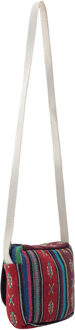 dreimaster schoudertas Dames Rood Veelkleurig - One Size