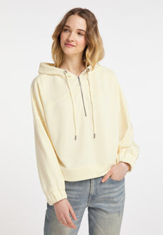 dreimaster Sweatshirt Dames lichtgeel