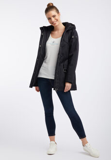 dreimaster Top Dames wolwit - S