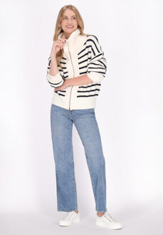 dreimaster Vest Dames gebroken wit/goud