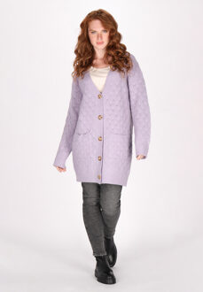 dreimaster Vest Dames lavendel melange Lila - XL/2XL