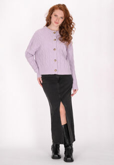 dreimaster Vest Dames lavendel melange Lila