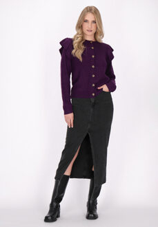 dreimaster Vest Dames paars - maat XL/2XL Lila