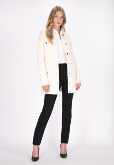 dreimaster Vest Dames wolwit - maat Gebroken wit