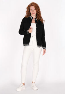 dreimaster Vest Dames Zwart-witte strepen Zwart/wit