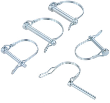 DRELD 5/2pcs Quick Lock Release Trailer Truck Coupler Safety Pin Bicycle Stroller Cargo Boat Hitch Hook Clip D shape Buckle Pin