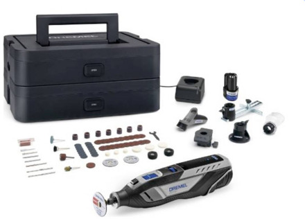 Dremel 8250-5/65 Platinum 12V Accu Multitool Set | Incl. 2 Ah accu + lader | In koffer - F0138250JF