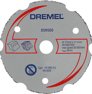 Dremel DSM20 carbide-snijschijf voor metselwerk (DSM500) - 2615S500JB