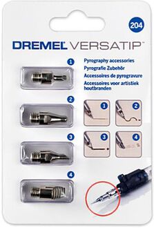 Dremel Versatip accessoireset voor pyrografie - 204