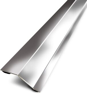 Drempelprofiel - Rvs - 50x0,6mm 0,83m - Zelfklevend