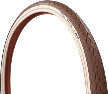 Dresco Anti-Lek Buitenband Metro Elite 28 x 1.75 (47-622) Reflectie Bruin/Creme 5250475