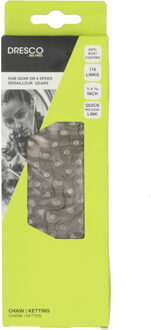 Dresco Fietsketting City Naafversnelling/ 6 Speed 116 schakels 5251406