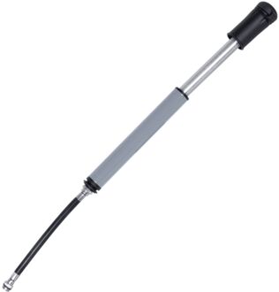 DRESCO handpomp Mini DeLuxe 20 cm aluminium zwart/grijs