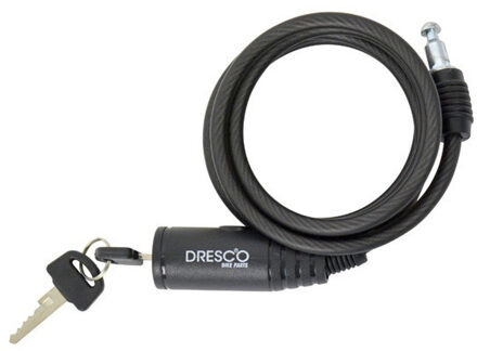 Dresco Kabelslot 150/6 - voor Fiets - 150 cm - Rond 6mm - fietsslot